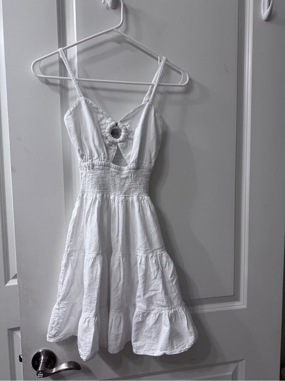 Blanco By Nature White Dress Size Medium